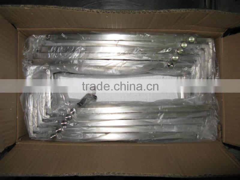 wholesale stainless steel bag display, metal bag rack holder