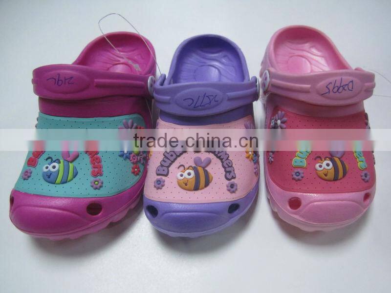 2013 eva pvc kids sandals flashing shoes lighting shoes