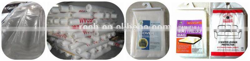 plastic mattress bag on roll