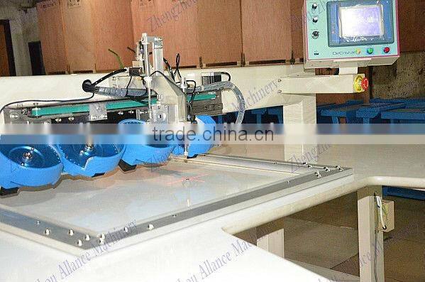 automatic ultrasonic rhinestone setting machine with one head and four plates