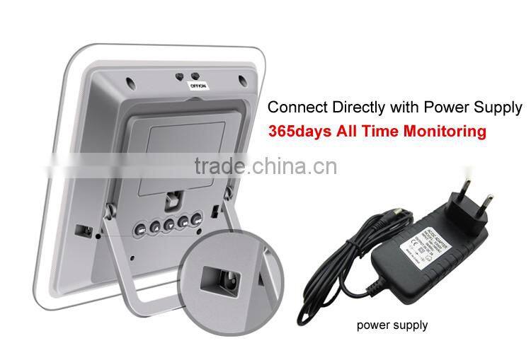 HD 1080P Mini Wireless Hidden Mini Clock Camera with Alarm Ring