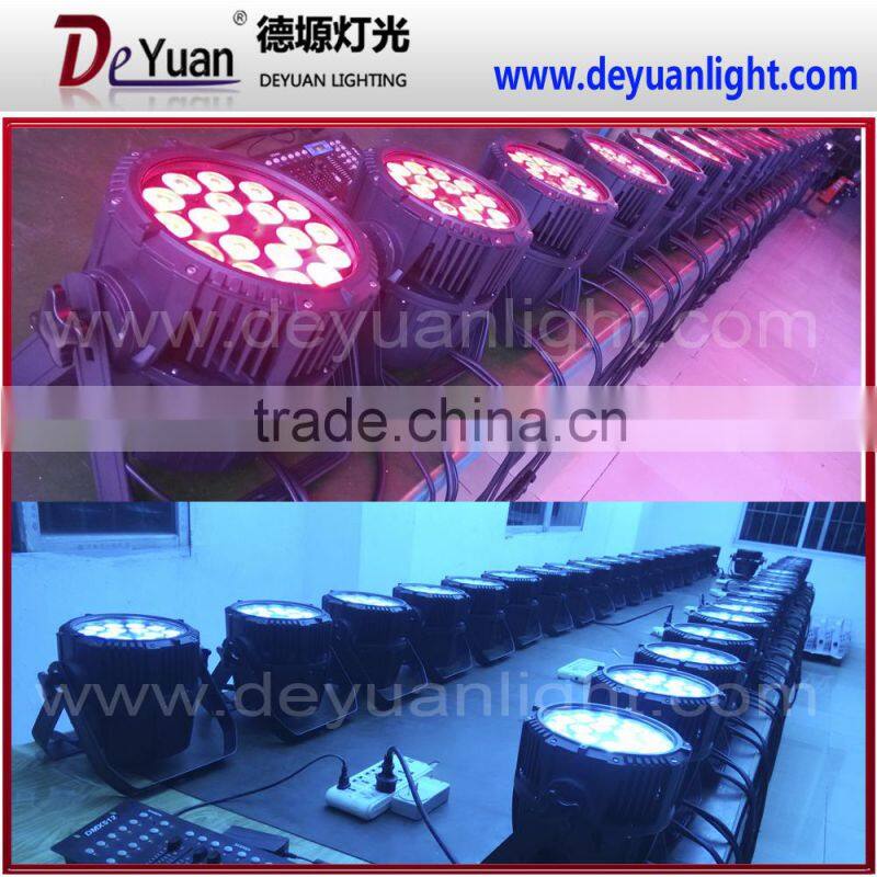 led pro outdoor lighting 18pcs 10w par can lights for sale