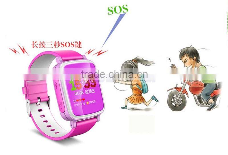 Colorful 1.44inch Screen Kids Phone Wrist Watch Mobile Phone GPS Child Locator Watch