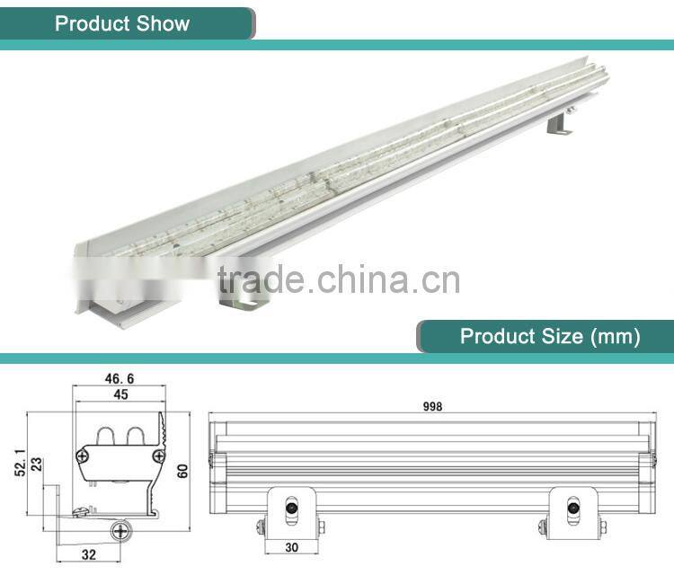 YD Fireproof V-0 outdoor waterproof low voltage linear led wall washer