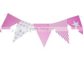 Chevron Paper Flag,birthday party flag,children's day party banner all for Kids