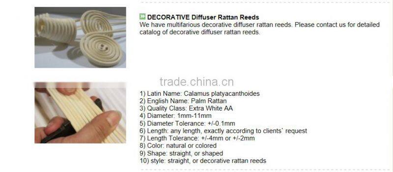 2016 brown color straight rattan sticks for air freshener reed diffuser Dia3cm x25cm high