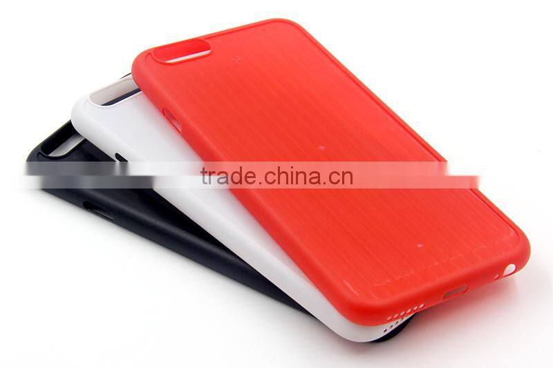 Groove phone cases for custom ,super thin PP material for iPhone 6s