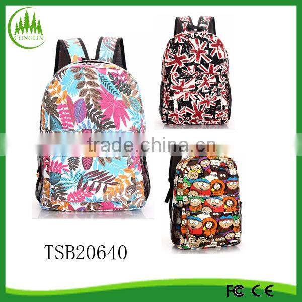 Women Girls Canvas Travel Satchel Backpack Rucksack Shoulder School Laptop Bag