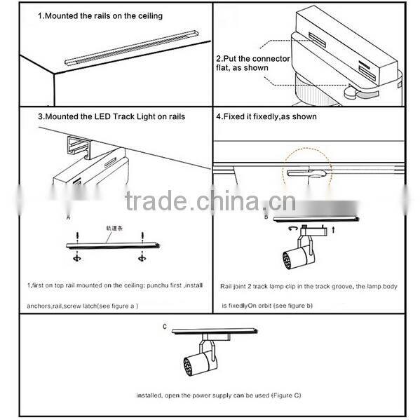 High Quality wholesale 20w COB LED track Light for clothing shop