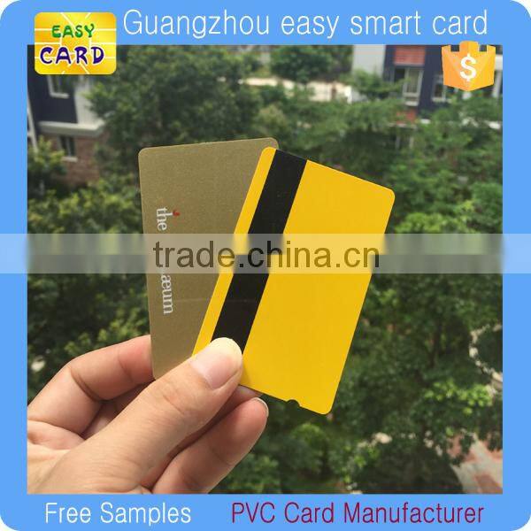 China manufacturer plastic pvc hotel magnetic key card