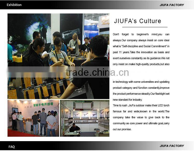 JF Hot sale 5W rechargeable aluminium led zoom bicycle flashlight,most powerful zoom led work light with lampshade