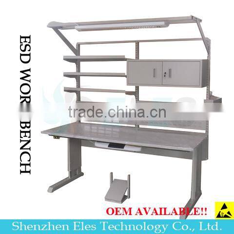 Industrial assembly oem anti-static work bench