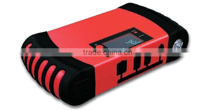 Vehicle Tools JUMP STARTER Mini Jump Starter 15000MAH Emergency Tools Car Jump Starter With SOS Flashlight BUILT-IN LCD SCREEN