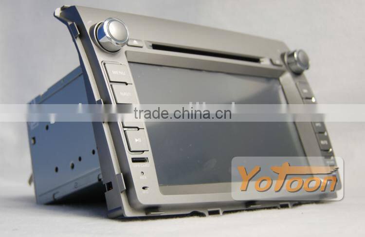 Car DVD GPS Player for Mazda 8, 7 inch PIP/12 languages USB/SD/BT/IPOD/AV-in/AUX/ back view/car logo/wallpaper
