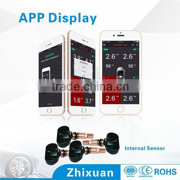 Smartphone car sensor wireless tire pressure monitoring system, tpms, bluetooth tyre pressure