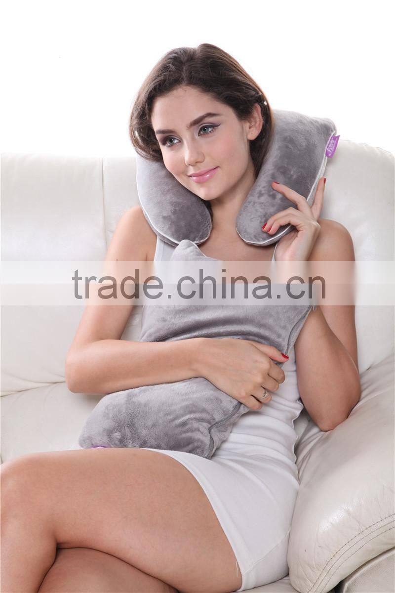 Microbeads or Buckwheat Hull Filling Convert Pillow