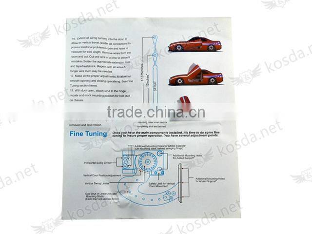 automatic universal lambo door hinge, car scissor lift door kit