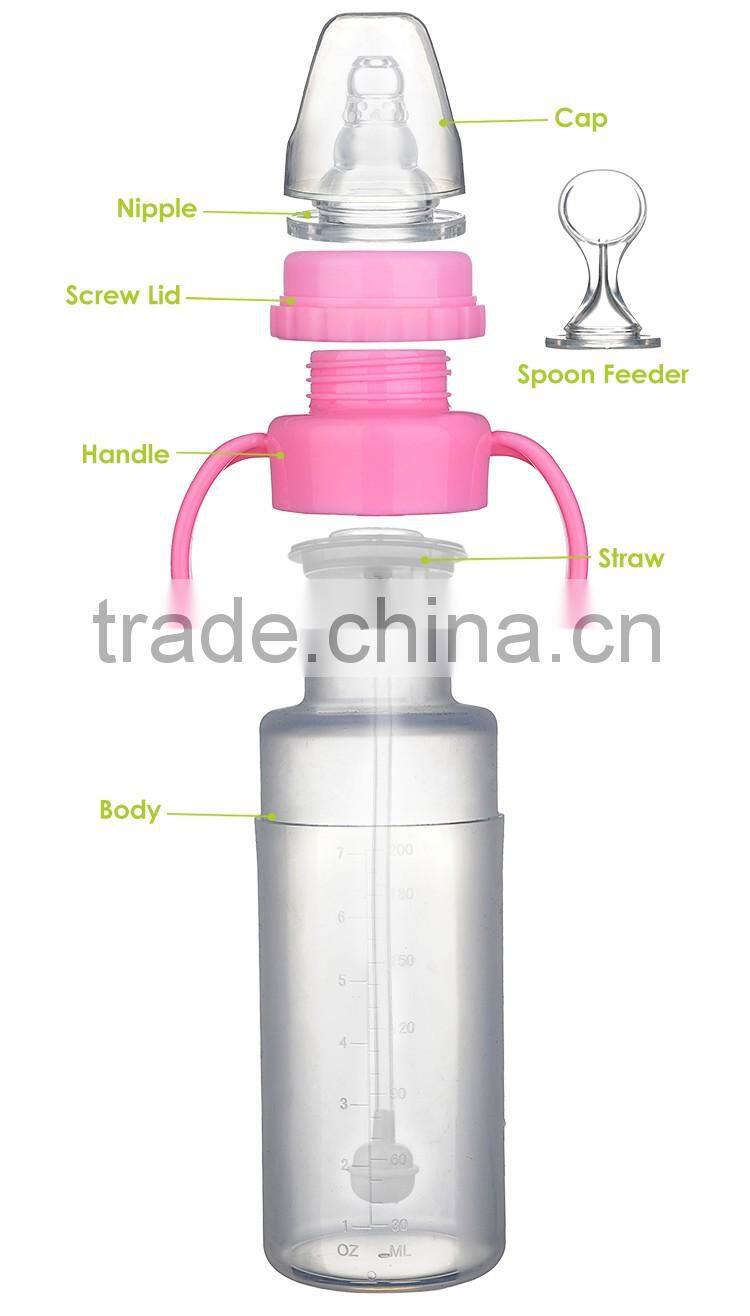 Silicone Milk Feeding Bottles Baby Bottles Infant Feeder Bottle