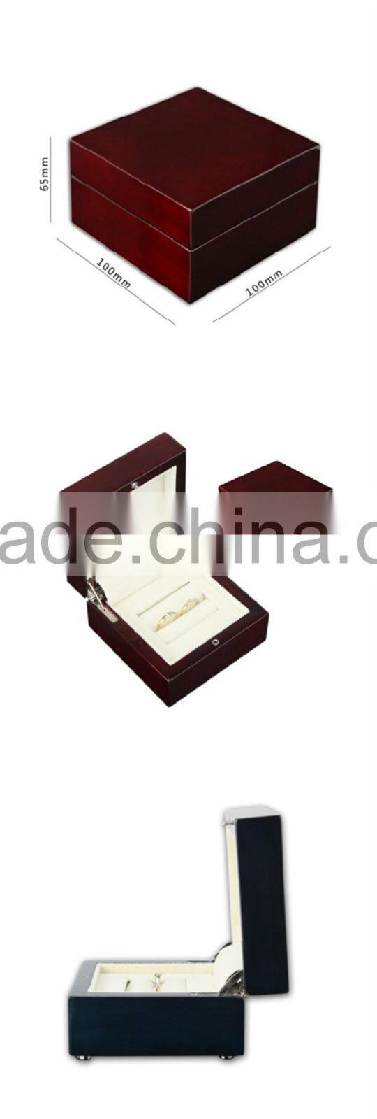 championship wood ring display box