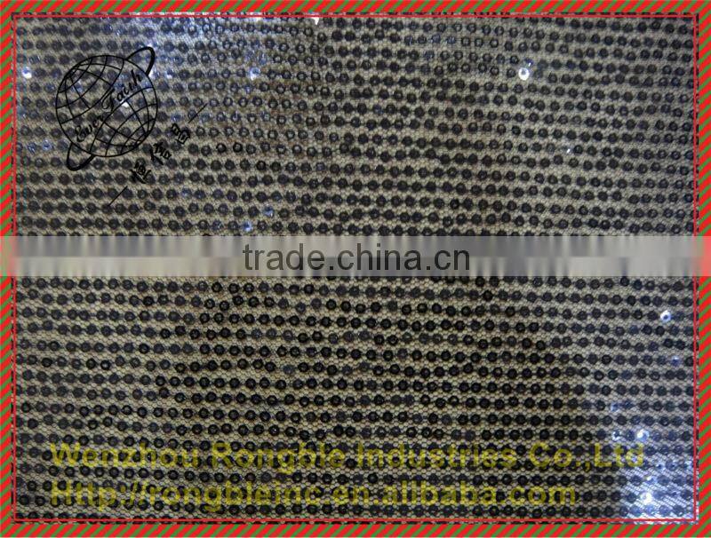 sequin and beaded fabric/beaded sequined lace fabric