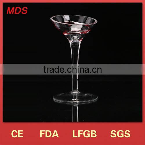 Customized large manufacturer decorared fruit glass of orange juice