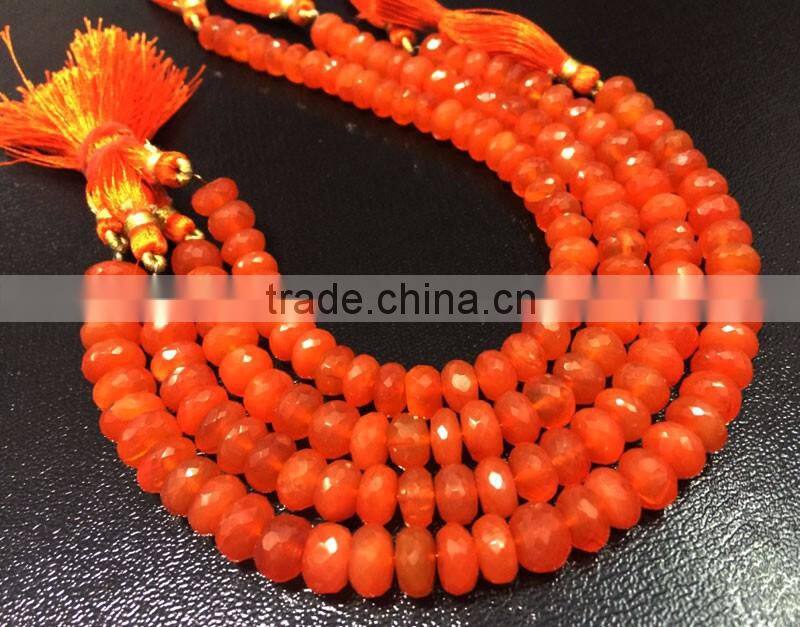 SEMI PRECIOUS NATURAL AMAZONITE 7MM-8MM FACETED LOOSE BEADS RONDELLE BEADS, AMAZONITE BEADS