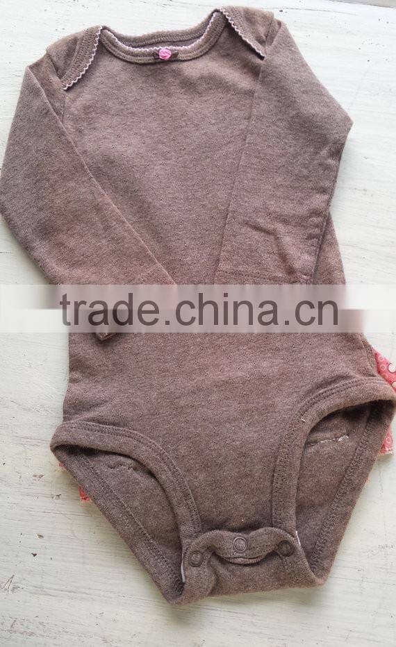 Free shipping organic baby onesie with 100 cotton high quality