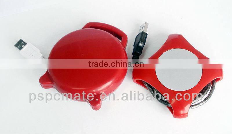 alarm clock USB HUB with 4 port , best gift for promotion! !!!!