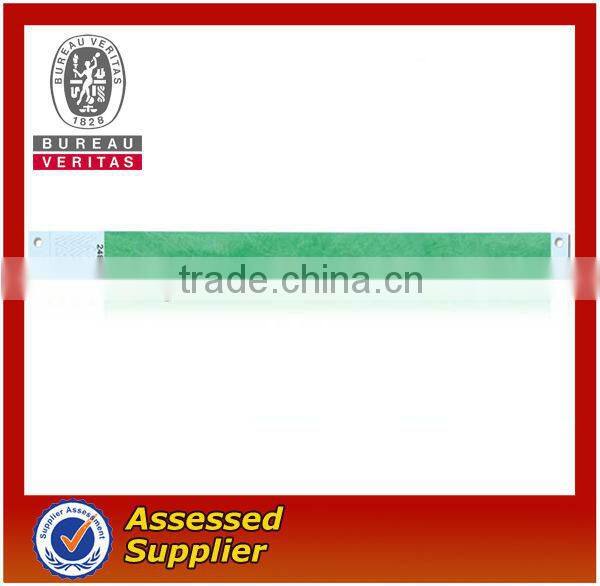 Printed tyvek wristbands