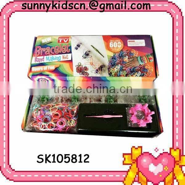fashion rubber band bracelet patterns with EN71