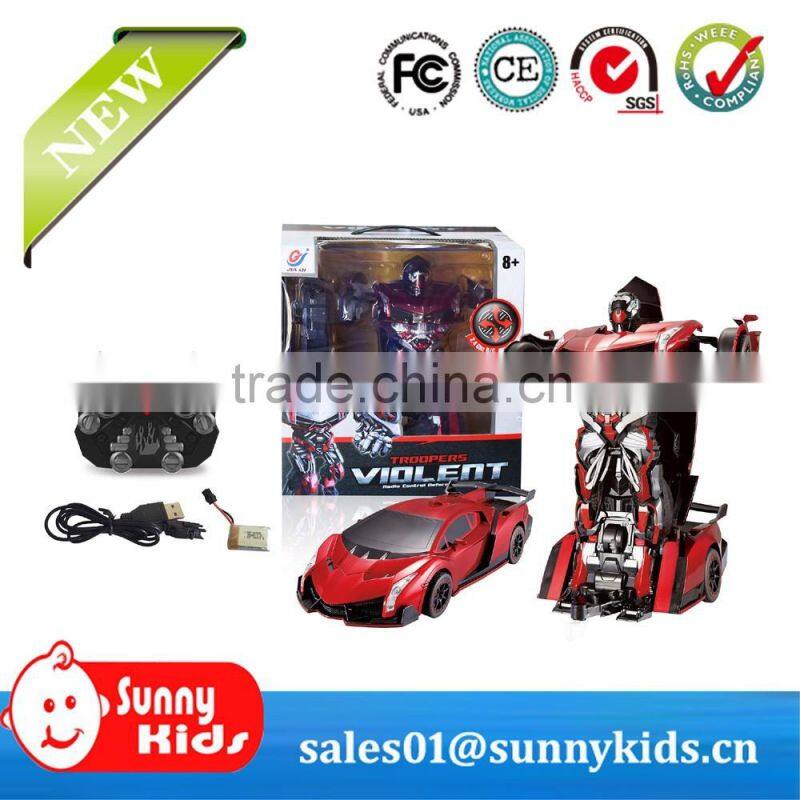 transformation universal remote control toy RC car transform robot toy