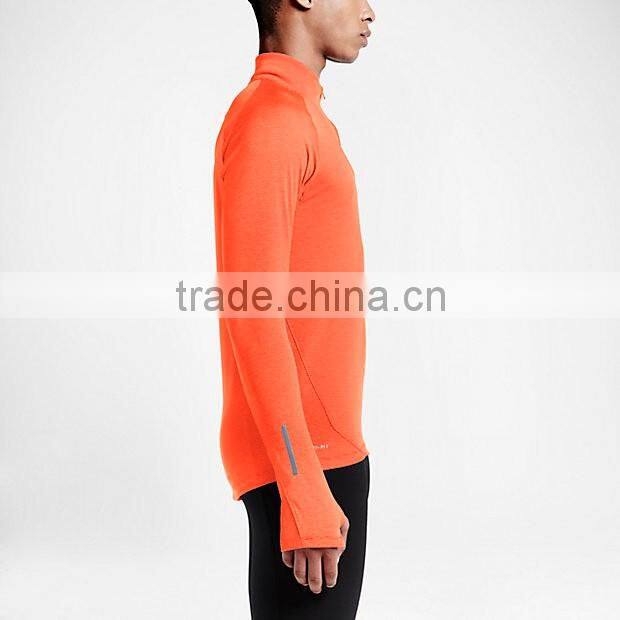 Custom wholesale fashion training tees long sleeve shirt Yoga sport tops