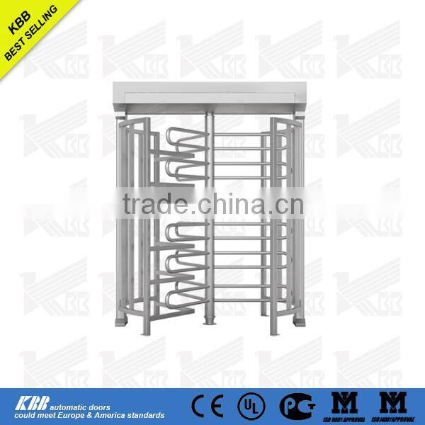 full height turnstile buy direct from china supplier with low price with access control rfid card reader stainless steel surface