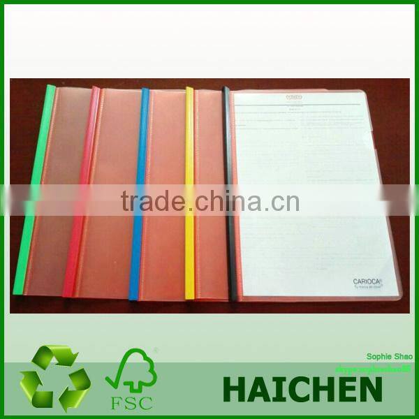 Lower price A4 PP L shape clear file folders