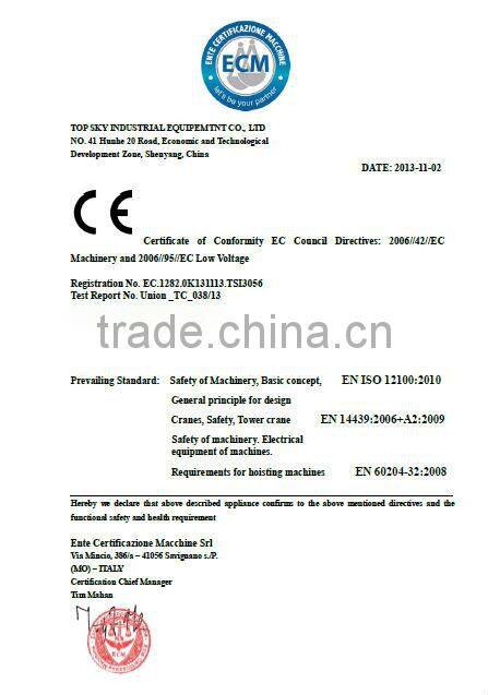 T5513-6t Topkit Tower Crane