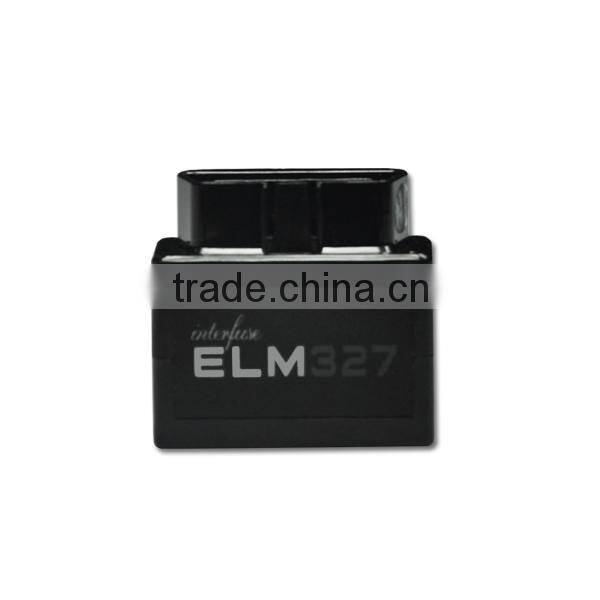 2016 Fast Shipping Super Mini ELM327 Bluetooth Interface V2.1 OBD2 II Auto Diagnostic Tool ELM 327 Work ON Android Torque/PC
