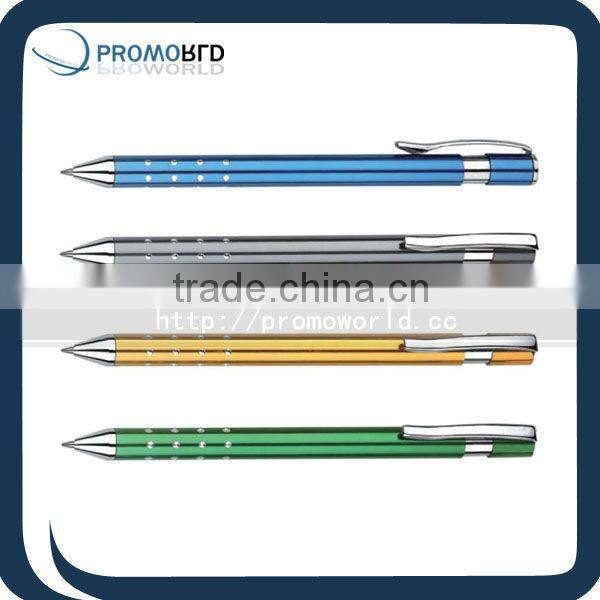 barrel honeycomb metal pen metal body ballpoint pens metal point pen for gift