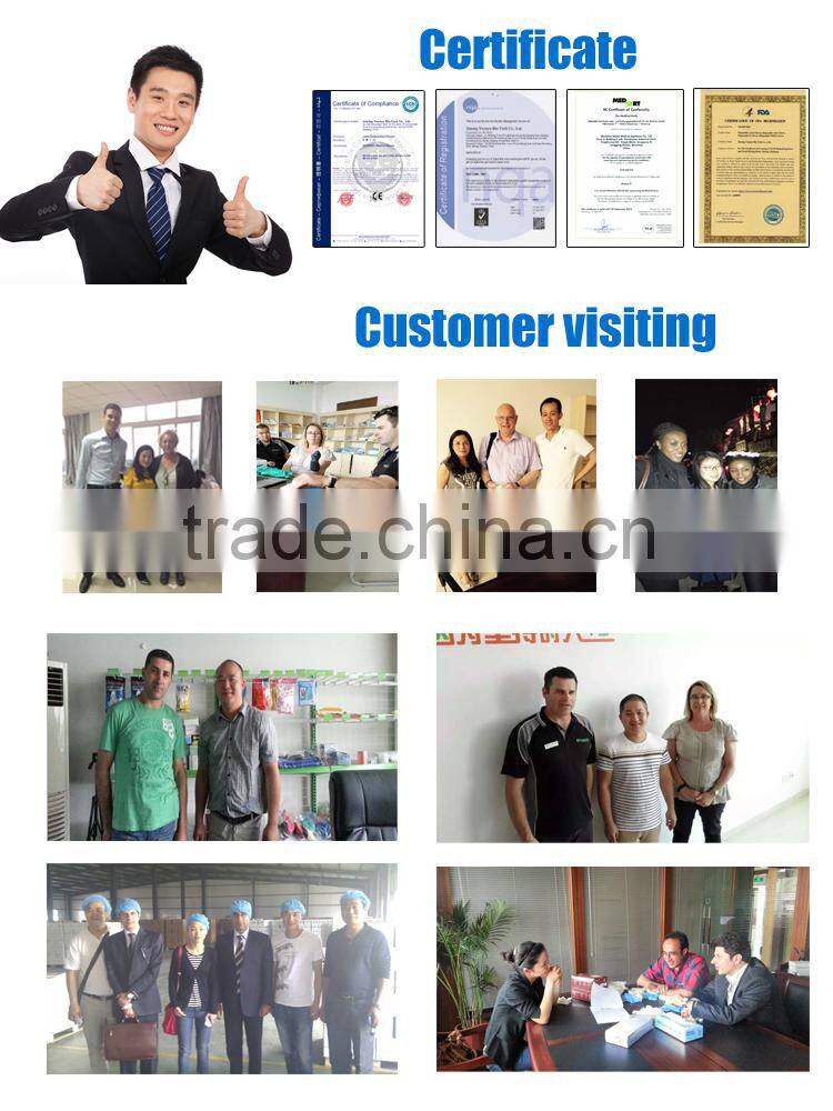 100pcs per bag medical PP non woven disposable gown hospital