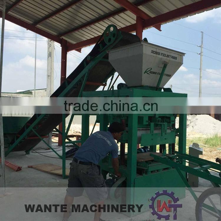 QT4-24 Automatic cheap manual hollow block making machine