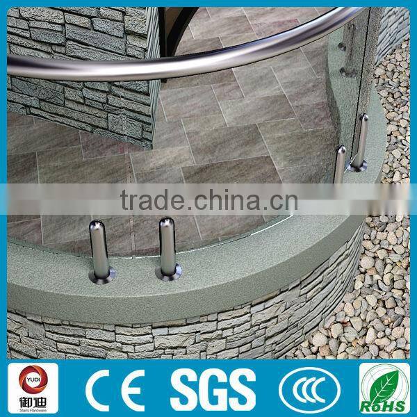 Framelss glass pool fence stainless steel spigot