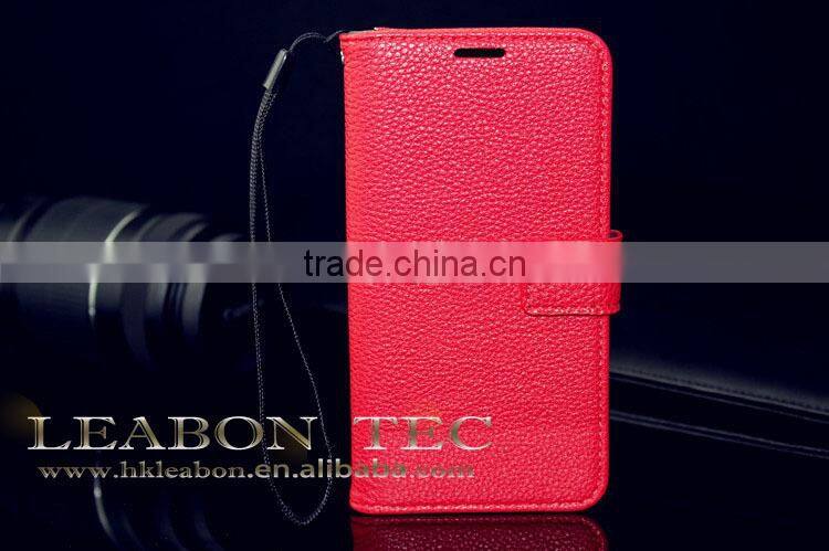Hot Stylish Real Leather Case for samsung galaxy s5 wallet case, mobile phone case
