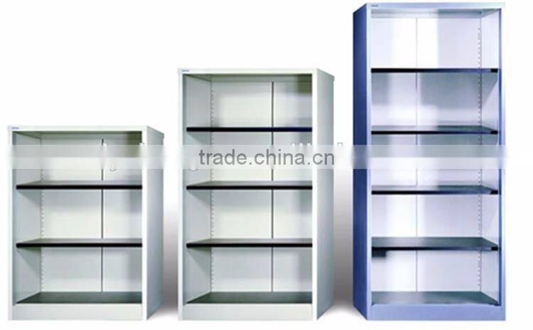 Steel filing cabinet without doors