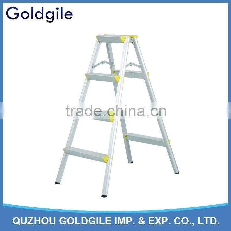 Goldgile 2016 New designaluminium folding ladder with Tools tray