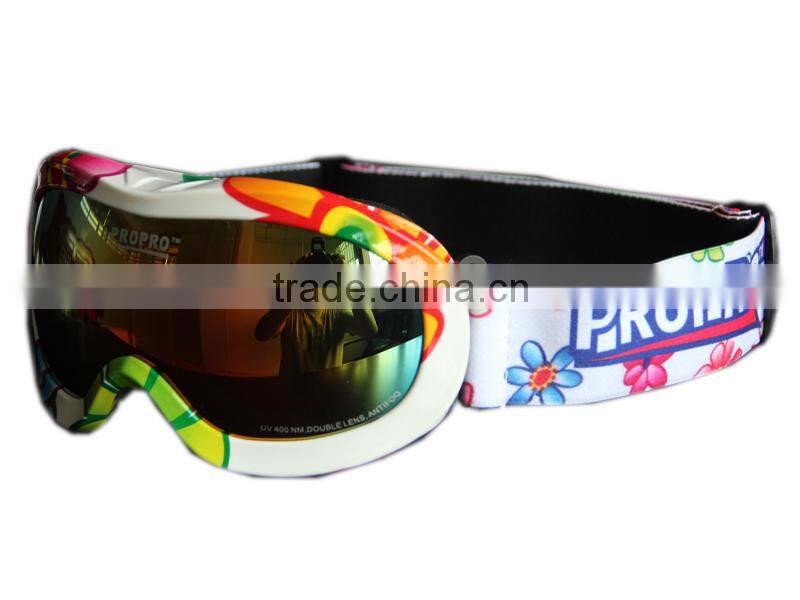 Children's Unisex Goggle Winter Sports Kids Ski Goggles Anti-fog,UV Protected Double Lens Snowboard Goggles