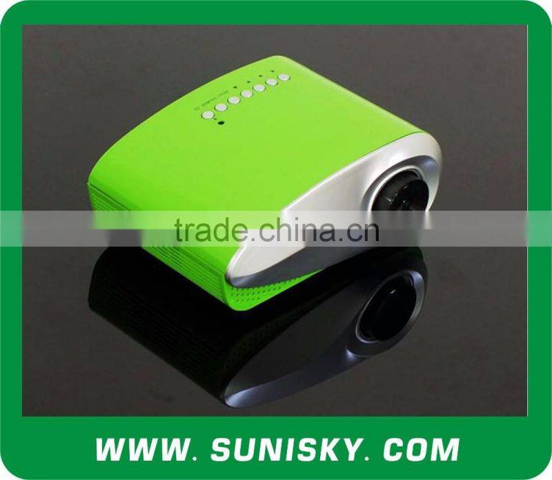 2016 New Colorful Mini Projectors for mobile phone and easy to bring (SMP8162)
