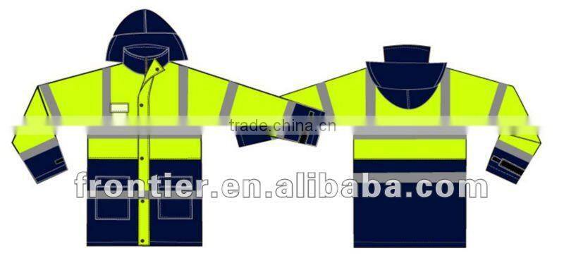 Hi Vis reflective safety jacket
