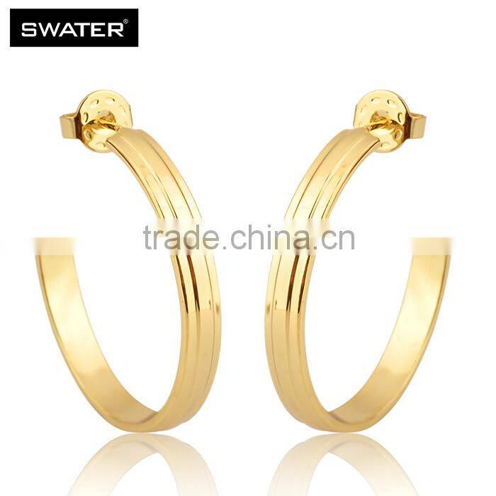 Alibaba Express Wholesale Stainless Steel Gold Cuff Turkey Earring