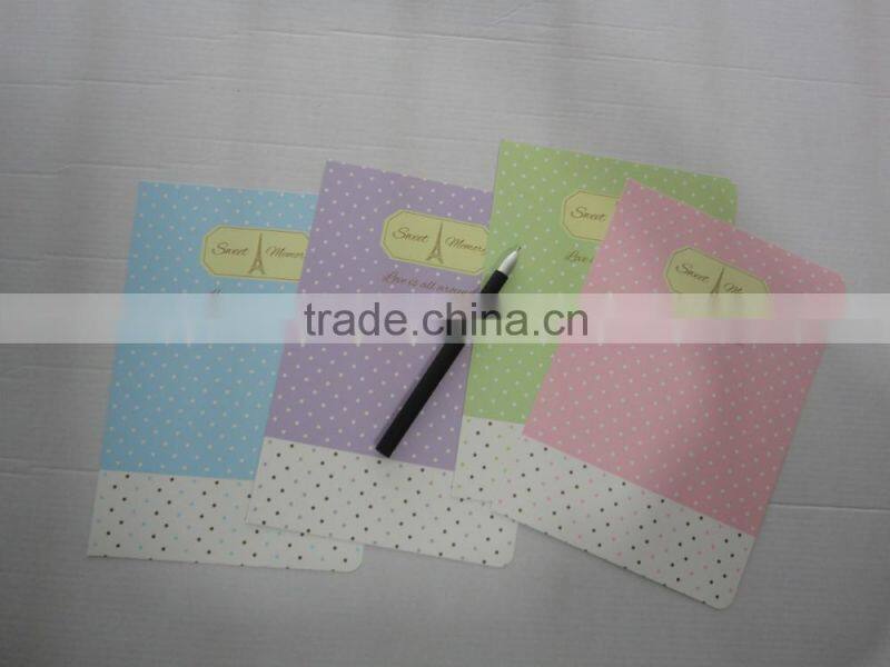 accept custom order printed paper pad for writing