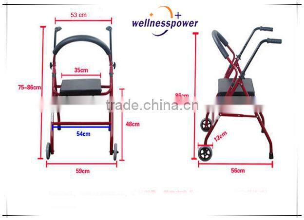 Healthcare Compact Foldable Walker Aluminum Stick