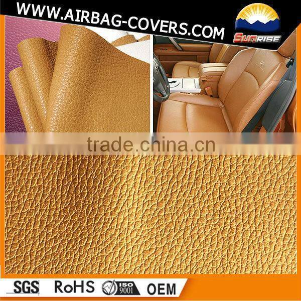 Artificial perforated leather fabric, eco-friendly leather export to Europe